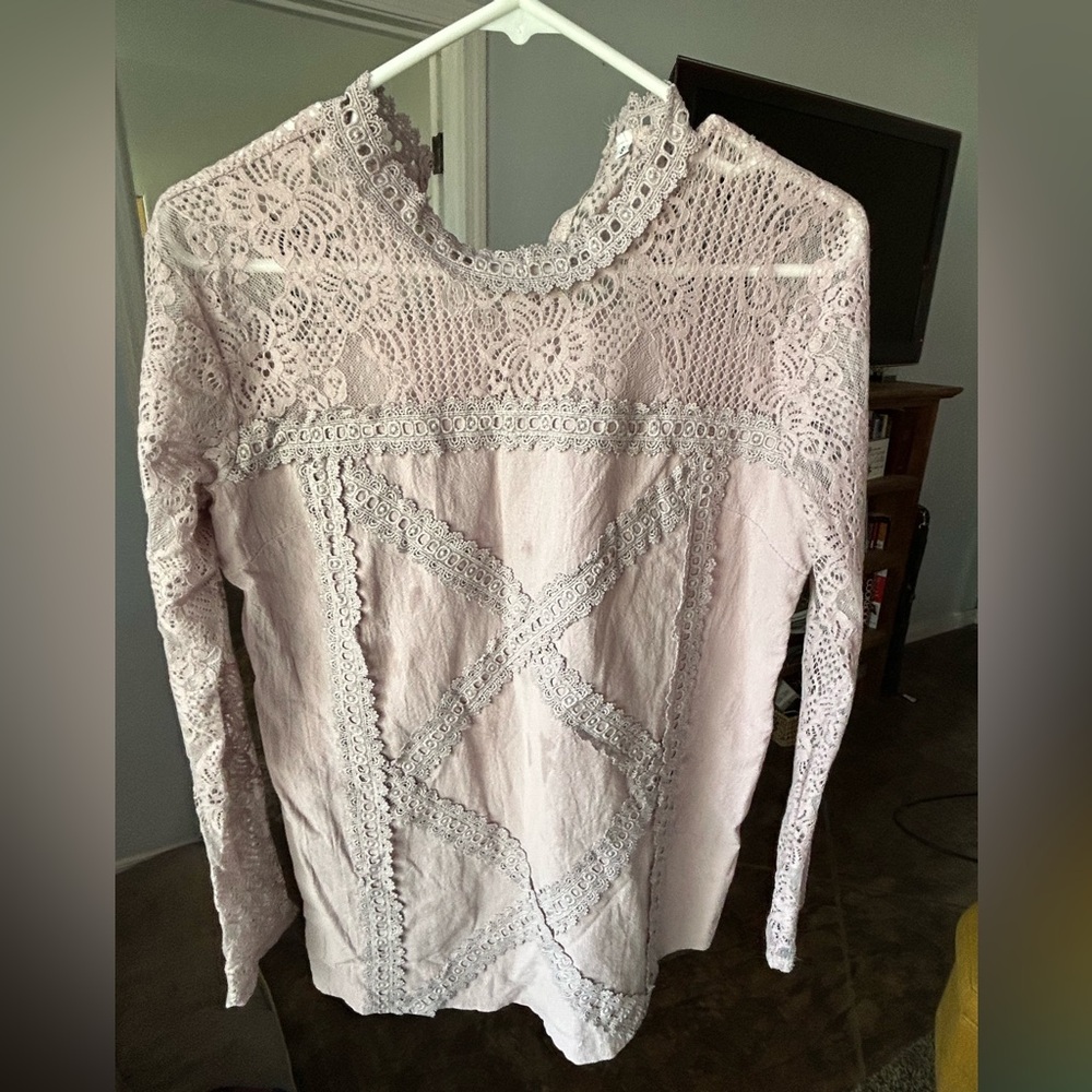 Light Purple Lace top